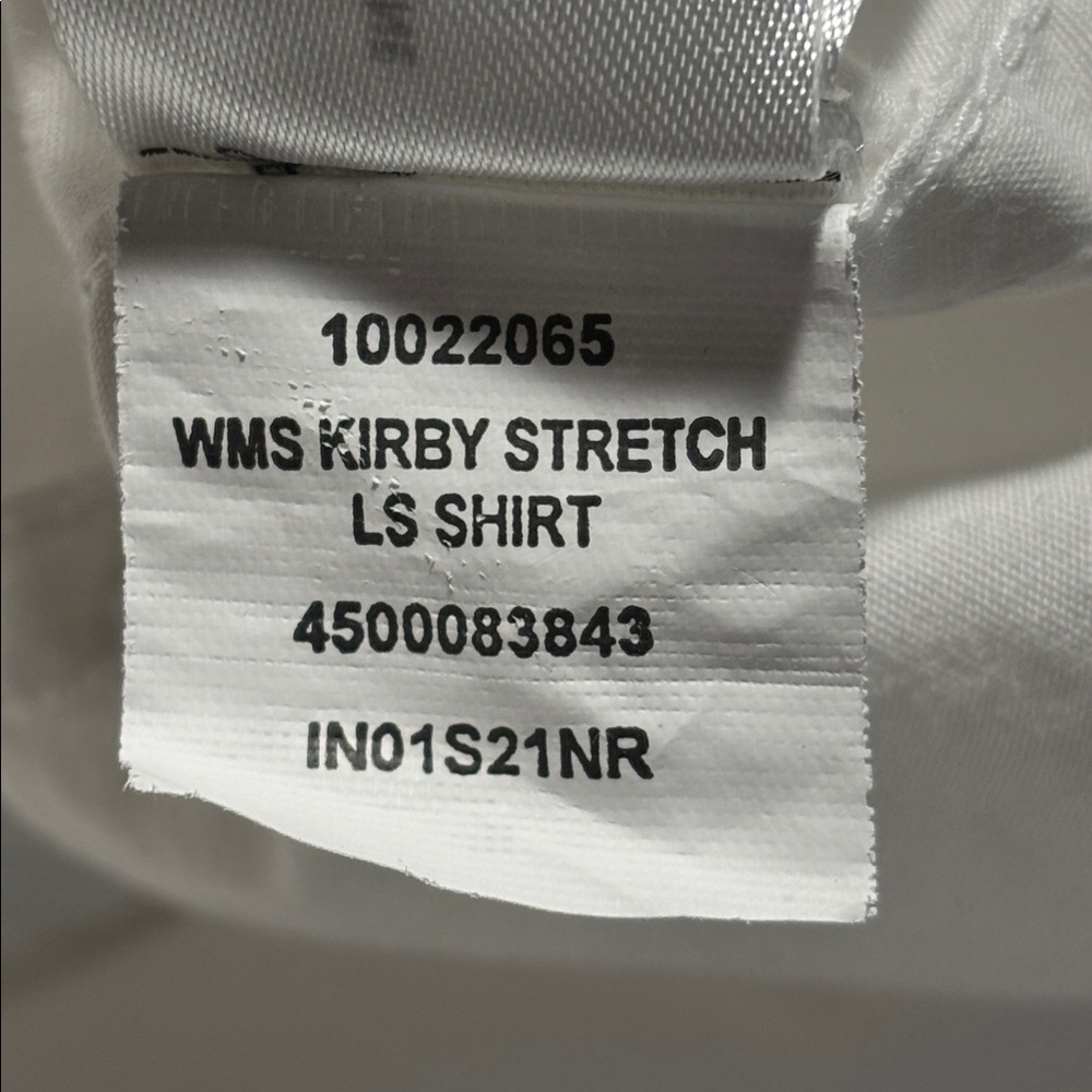 Ariat Real Kirby Stretch LS White Button Down Shirt Women’s Size 2X - Picture 14 of 15